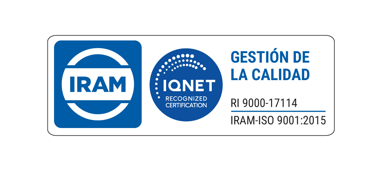 Certificación IRAM e IQNET, gestión de la calidad ISO 9001:2015